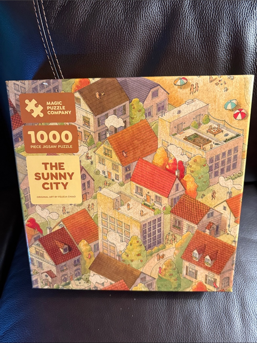 Magic Puzzle company The sunny City.  1000 pieces.